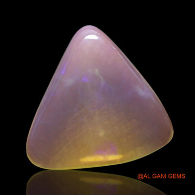 3.00 Cts Natural Australian Fire Opal Loose Gemstone Trillion Cabochon 11x11x4 mm AG-476