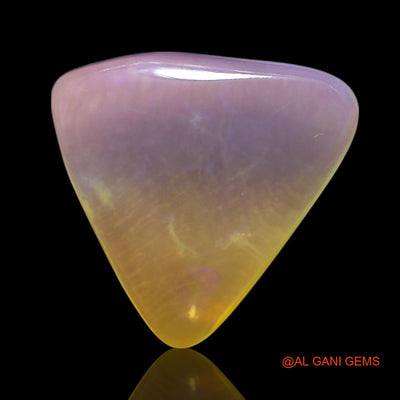 3.00 Cts Natural Australian Fire Opal Loose Gemstone Trillion Cabochon 11x11x4 mm AG-476