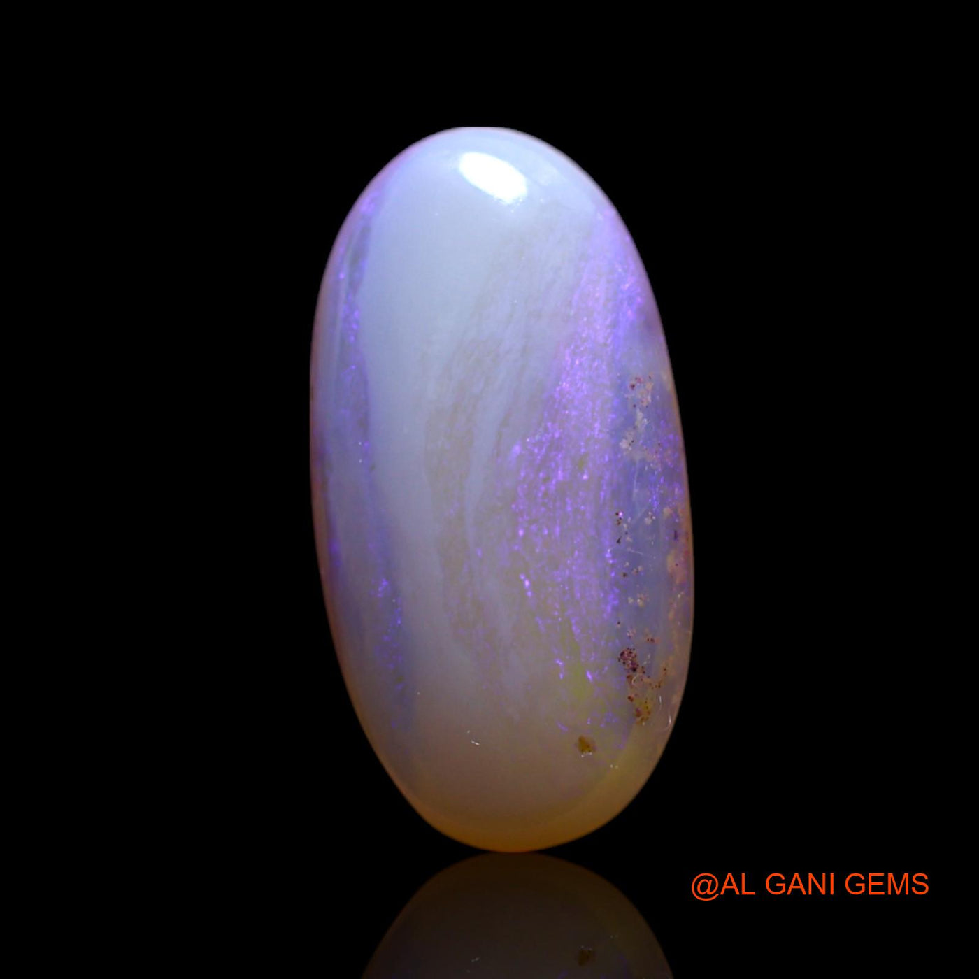 2.00 Cts Natural Australian Fire Opal Loose Gemstone Oval Cabochon 14x7x3 mm AG-478