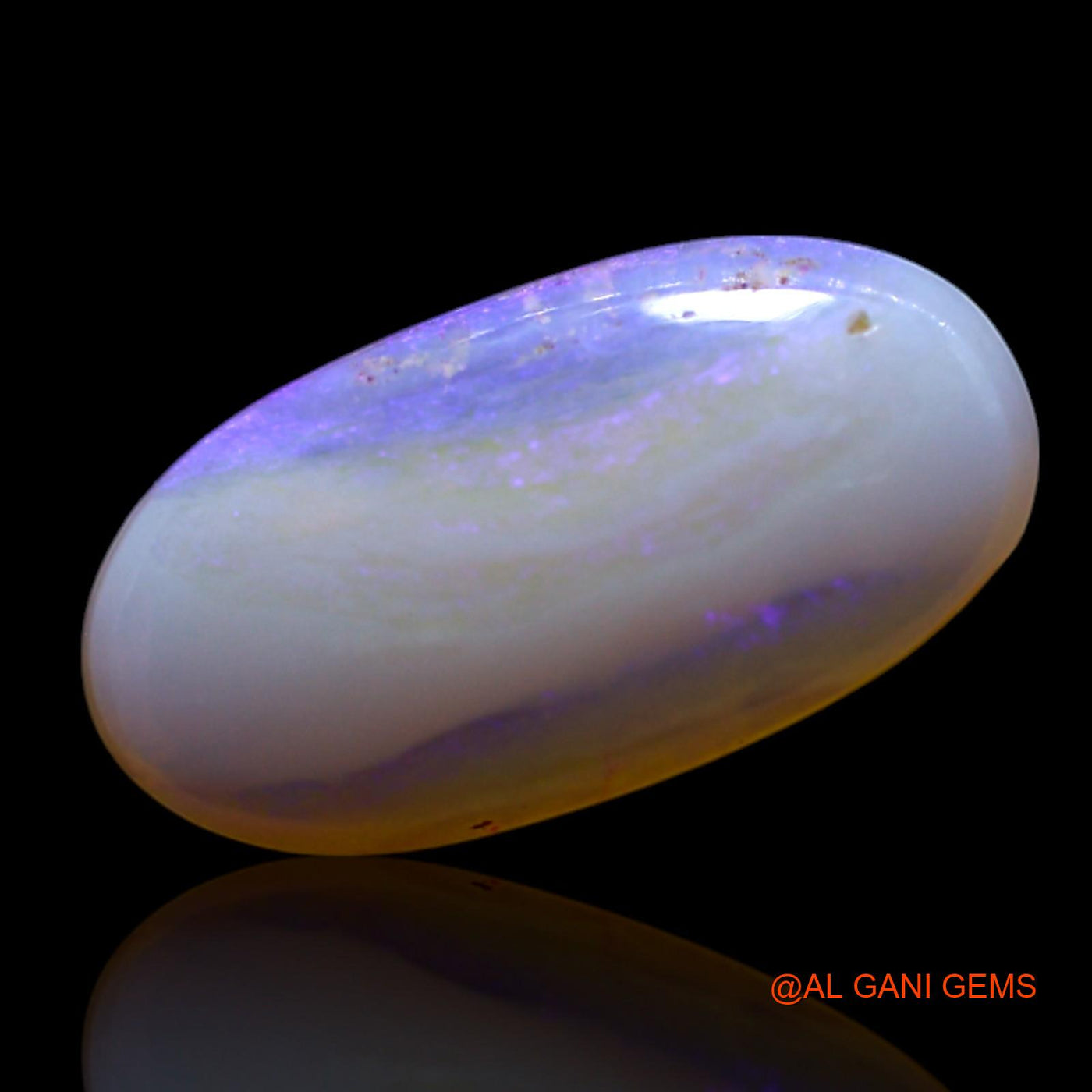 2.00 Cts Natural Australian Fire Opal Loose Gemstone Oval Cabochon 14x7x3 mm AG-478