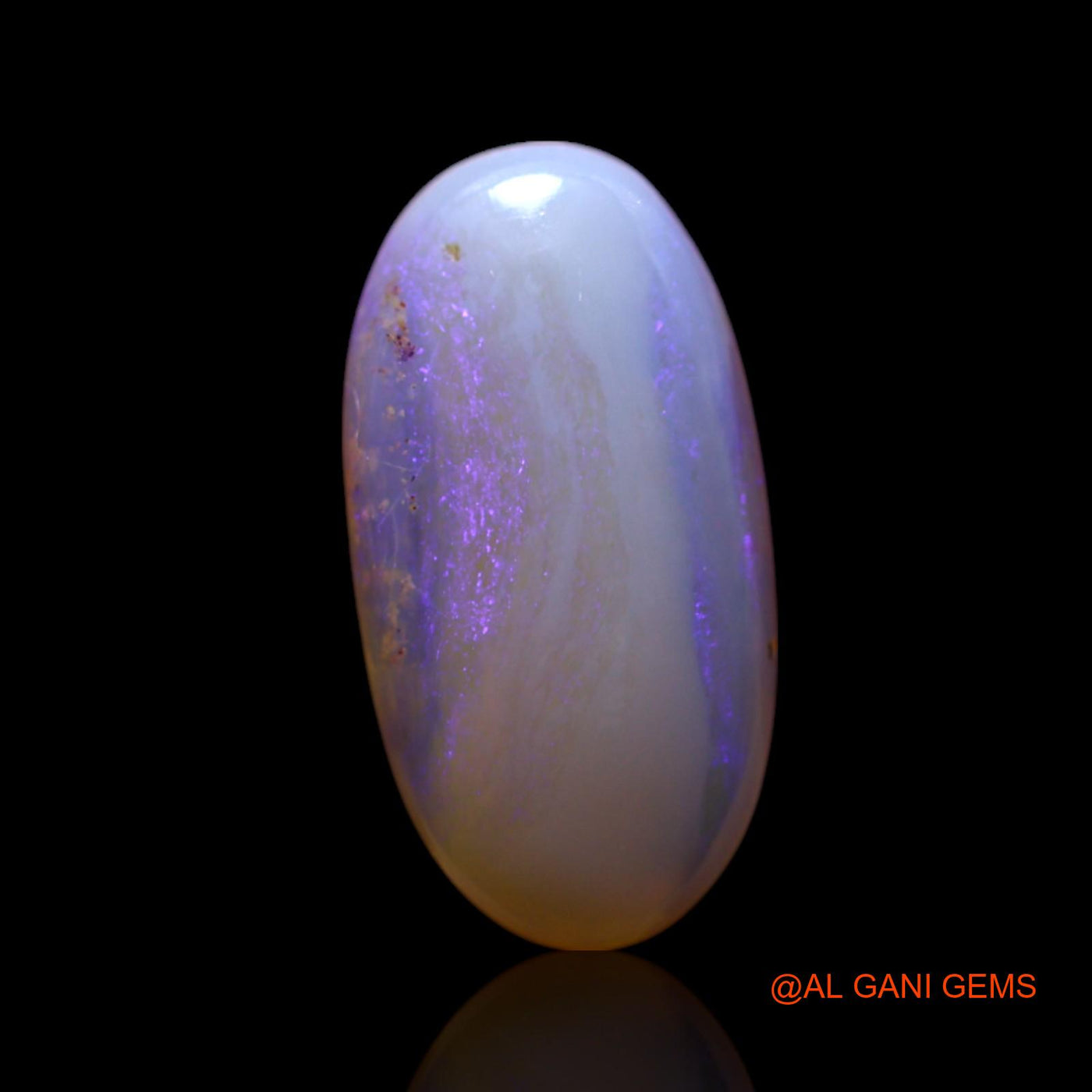 2.00 Cts Natural Australian Fire Opal Loose Gemstone Oval Cabochon 14x7x3 mm AG-478
