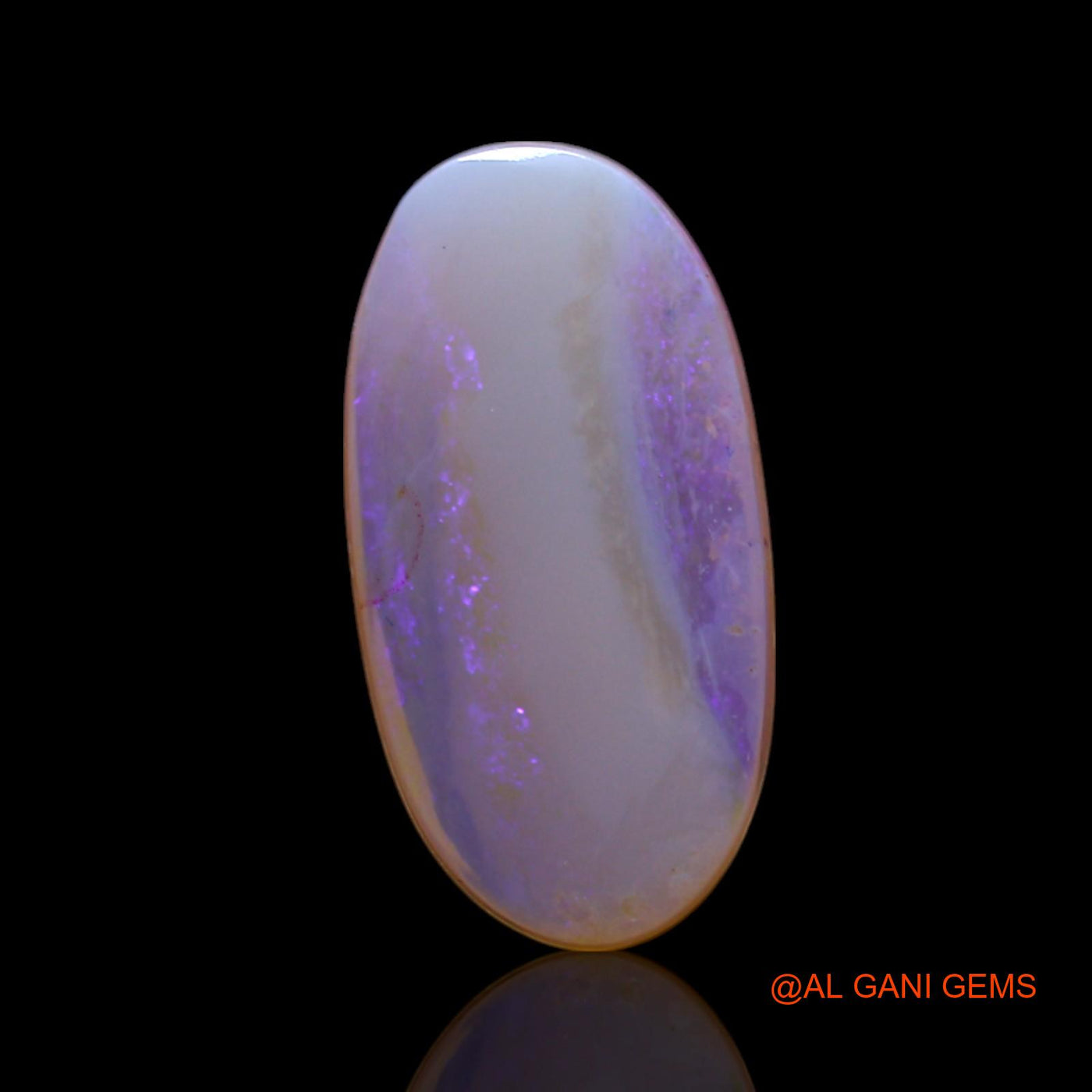 2.00 Cts Natural Australian Fire Opal Loose Gemstone Oval Cabochon 14x7x3 mm AG-478