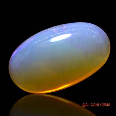 Natural Fire Opal Gemstone 2.00 Cts Loose Oval Cabochon From Australia 12x7x4 mm AG-47