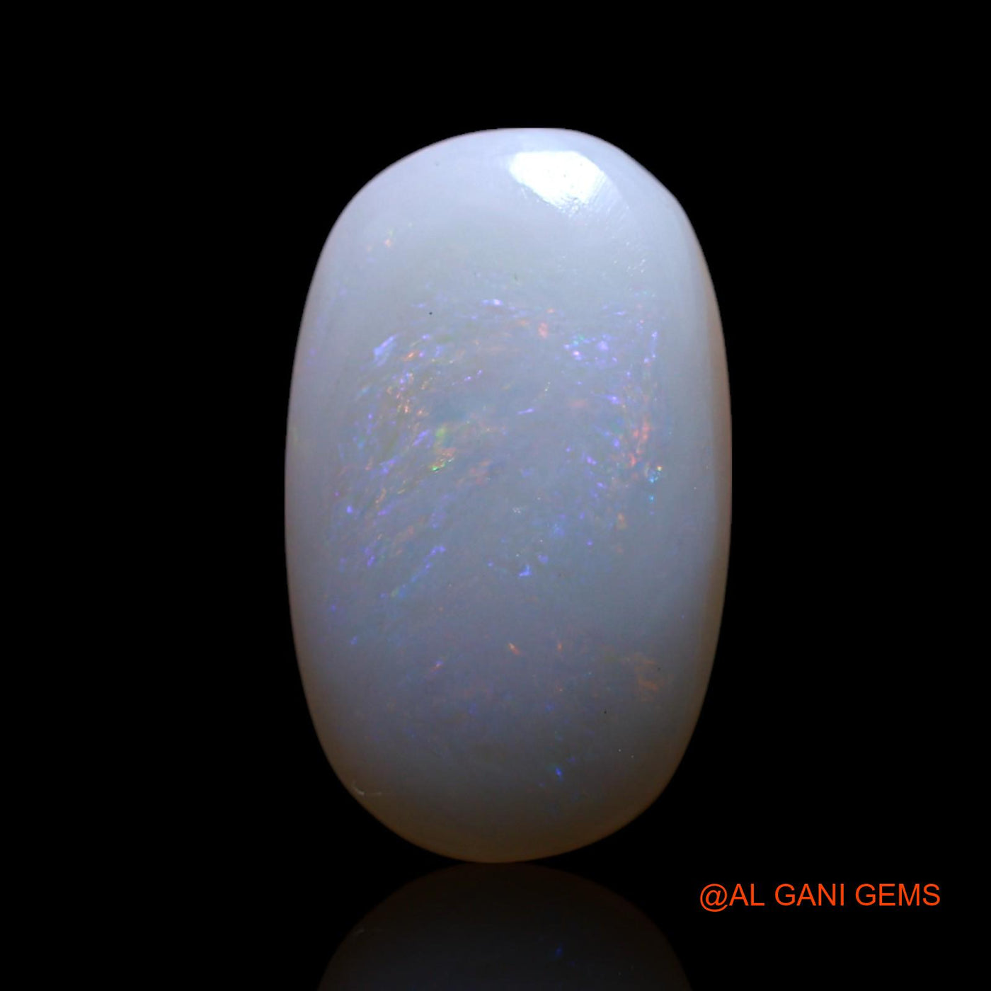 Natural Untreated Fire Opal Loose Gemstone Oval Cabochon From Australia 2.00 Cts 13x8x3 mm AG-481