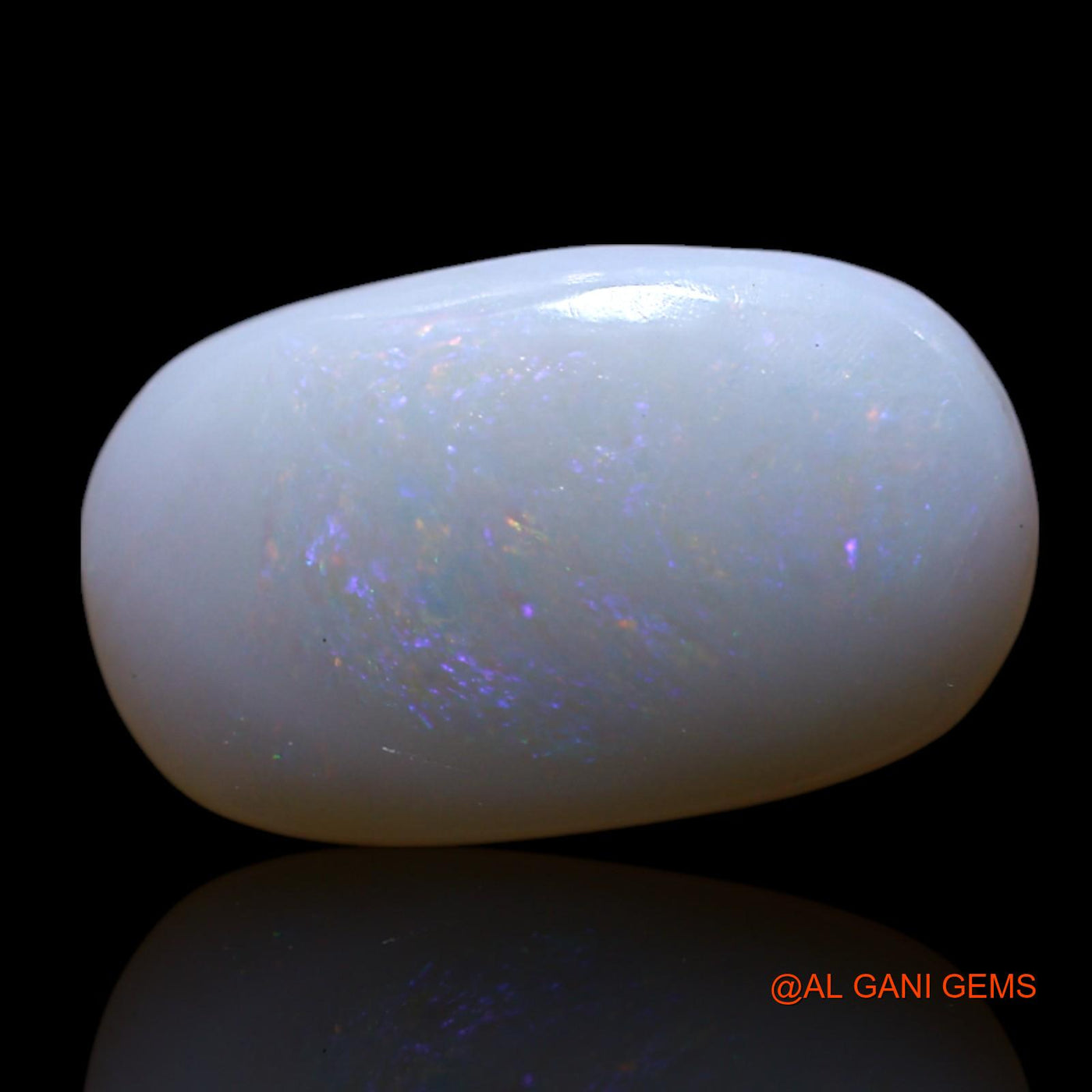 Natural Untreated Fire Opal Loose Gemstone Oval Cabochon From Australia 2.00 Cts 13x8x3 mm AG-481