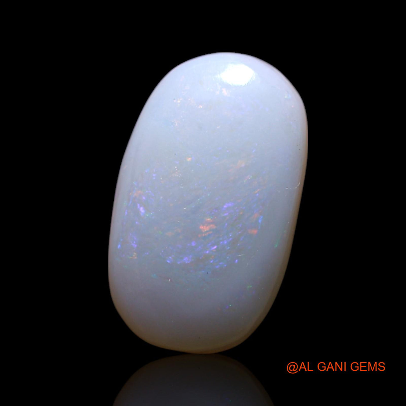 Natural Untreated Fire Opal Loose Gemstone Oval Cabochon From Australia 2.00 Cts 13x8x3 mm AG-481