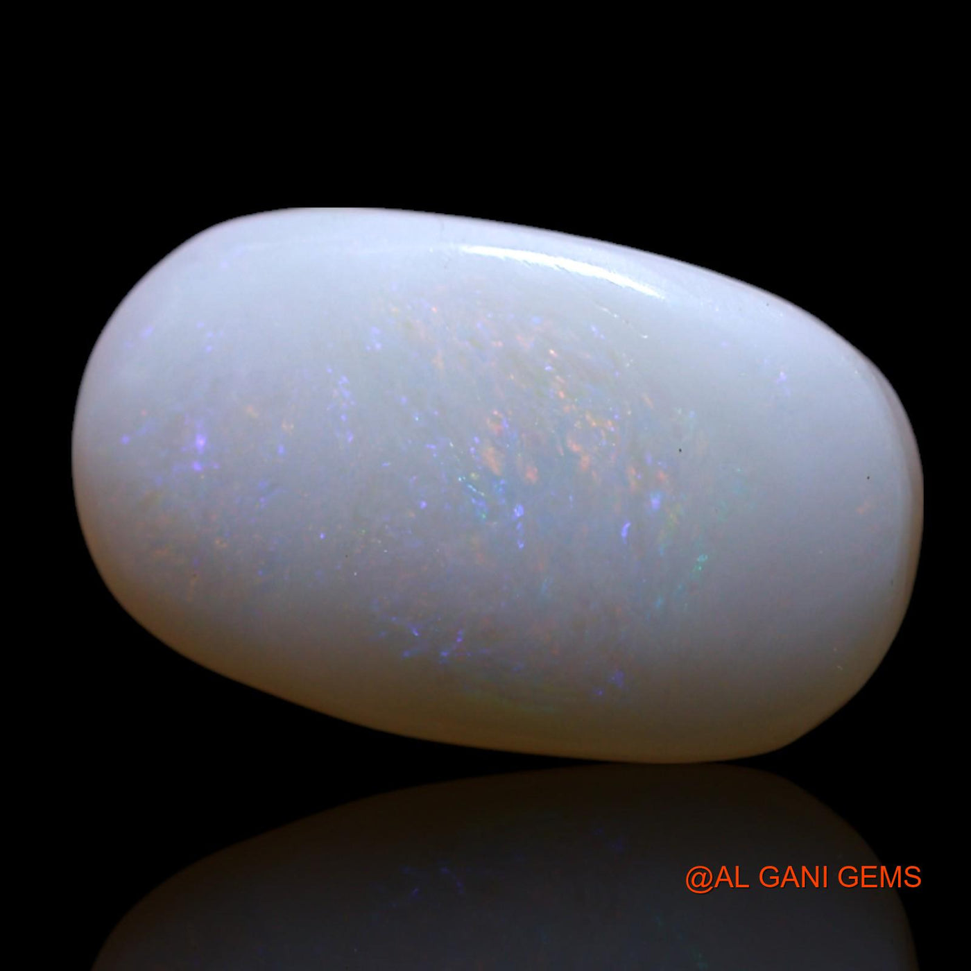 Natural Untreated Fire Opal Loose Gemstone Oval Cabochon From Australia 2.00 Cts 13x8x3 mm AG-481