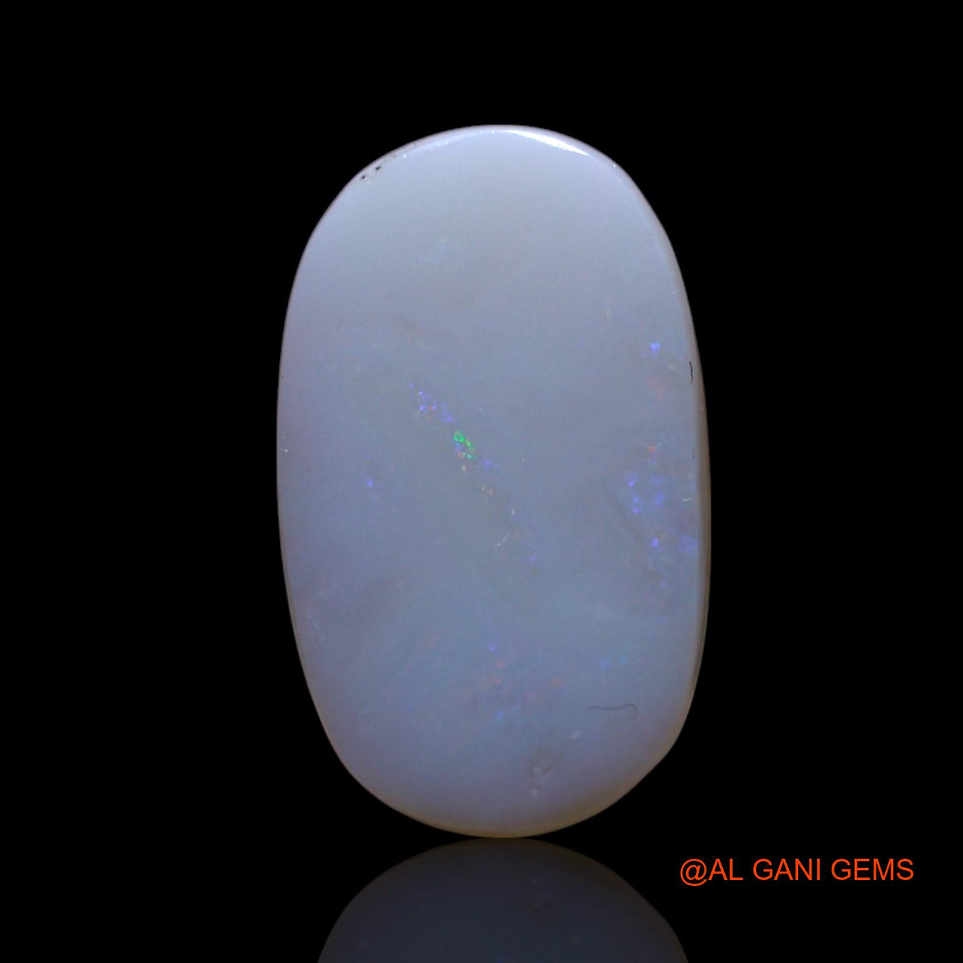 Natural Untreated Fire Opal Loose Gemstone Oval Cabochon From Australia 2.00 Cts 13x8x3 mm AG-481