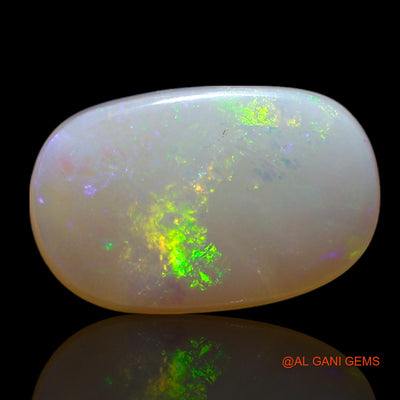 Natural Fire Opal Gemstone 2.00 Cts Loose Oval Cabochon From Australia 13x8x3 mm AG-482