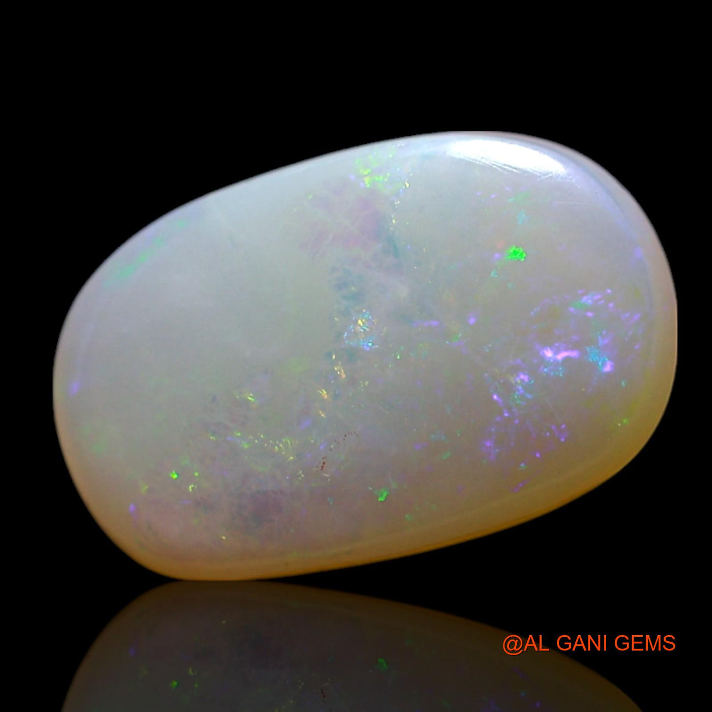 Natural Fire Opal Gemstone 2.00 Cts Loose Oval Cabochon From Australia 13x8x3 mm AG-482