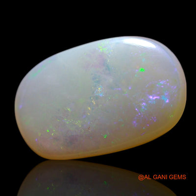 Natural Fire Opal Gemstone 2.00 Cts Loose Oval Cabochon From Australia 13x8x3 mm AG-482