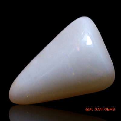 Natural Untreated Fire Opal Loose Gemstone Trillion Cabochon From Australia 2.00 Cts 13x8x4 mm AG-483