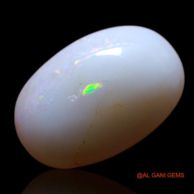 Natural Fire Opal Gemstone 2.00 Cts Loose Oval Cabochon From Australia 12x8x4 mm AG-484