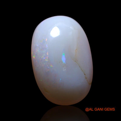 Natural Fire Opal Gemstone 2.00 Cts Loose Oval Cabochon From Australia 12x8x4 mm AG-484