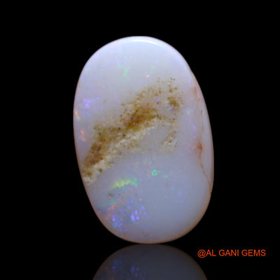 Natural Fire Opal Gemstone 2.00 Cts Loose Oval Cabochon From Australia 12x8x4 mm AG-484
