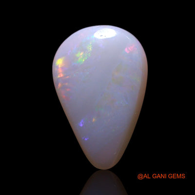 Natural Fire Opal Gemstone 2.00 Cts Loose Pear Cabochon From Australia 13x8x3 mm AG-485