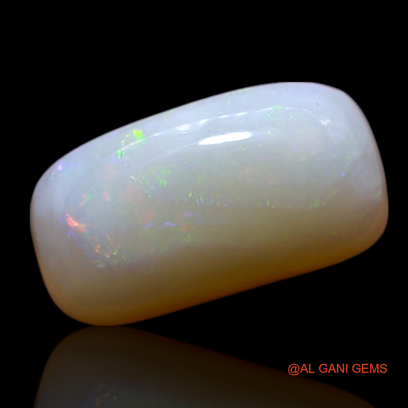 2.00 Cts Unheated Australian Fire Opal Loose Gemstone Oval Cabochon Natural 13x7x4 mm AG-486