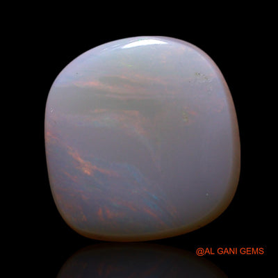 3.00 Cts Natural Australian Fire Opal Loose Gemstone Fancy Cabochon 10x10x3 mm AG-487