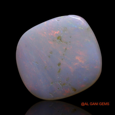 3.00 Cts Natural Australian Fire Opal Loose Gemstone Fancy Cabochon 10x10x3 mm AG-487