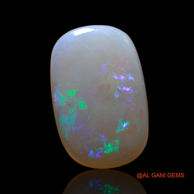 Natural Untreated Fire Opal Loose Gemstone Oval Cabochon From Australia 2.00 Cts 12x8x2 mm AG-48