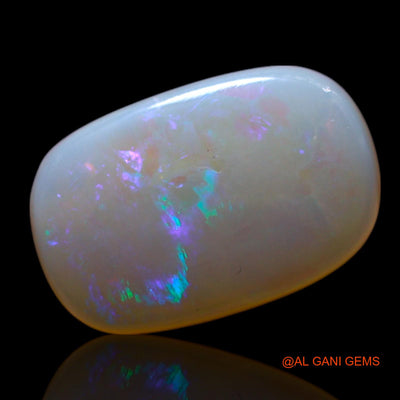 Natural Untreated Fire Opal Loose Gemstone Oval Cabochon From Australia 2.00 Cts 12x8x2 mm AG-48