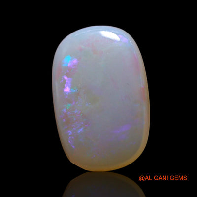 Natural Untreated Fire Opal Loose Gemstone Oval Cabochon From Australia 2.00 Cts 12x8x2 mm AG-48