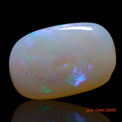 Natural Untreated Fire Opal Loose Gemstone Oval Cabochon From Australia 2.00 Cts 12x8x2 mm AG-48