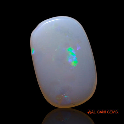 Natural Untreated Fire Opal Loose Gemstone Oval Cabochon From Australia 2.00 Cts 12x8x2 mm AG-48