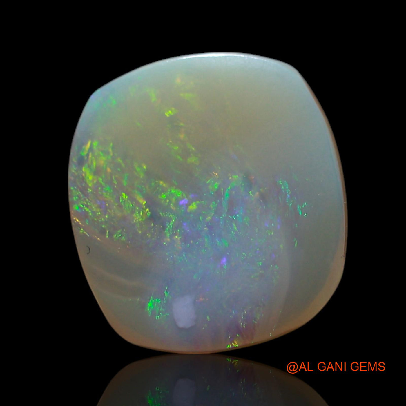 2.00 Cts Natural Australian Fire Opal Oval Cabochon Loose Gemstone For Jewelry 10x10x3 mm AG-490
