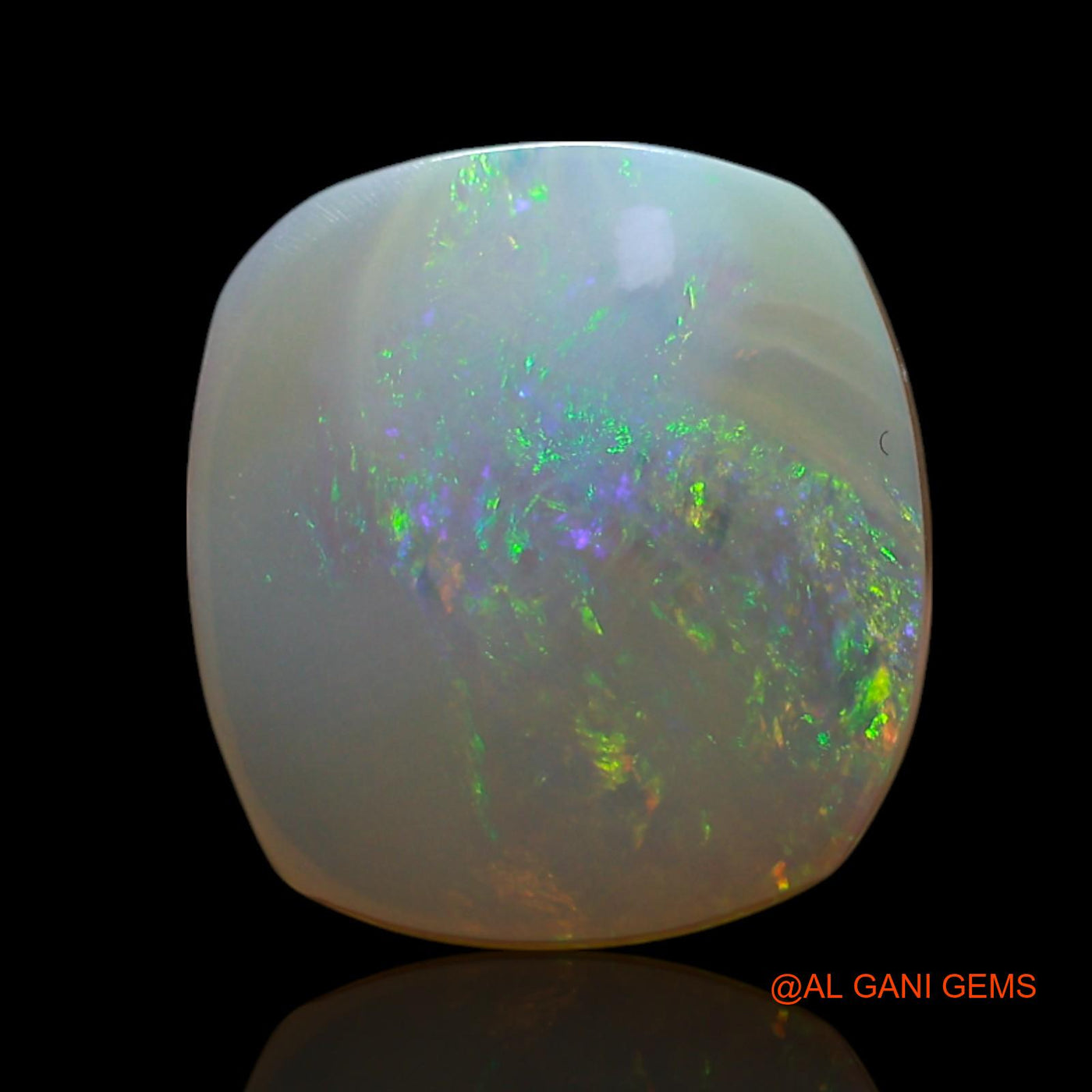 2.00 Cts Natural Australian Fire Opal Oval Cabochon Loose Gemstone For Jewelry 10x10x3 mm AG-490