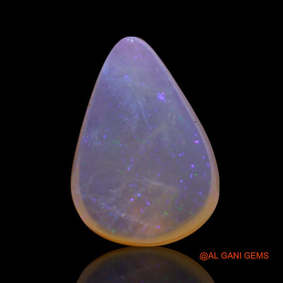 2.00 Cts Natural Australian Fire Opal Loose Gemstone Pear Cabochon 13x9x3 mm AG-491
