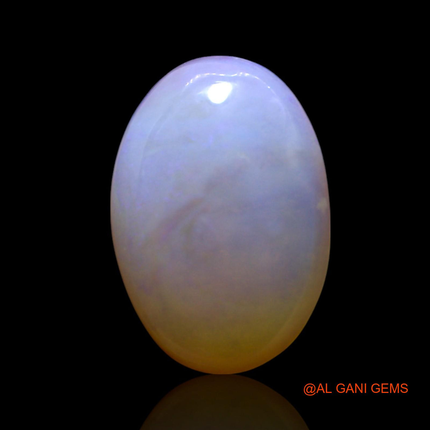 Natural Fire Opal Gemstone 2.00 Cts Loose Oval Cabochon From Australia 13x9x4 mm AG-493