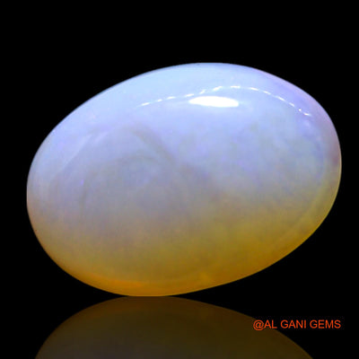 Natural Fire Opal Gemstone 2.00 Cts Loose Oval Cabochon From Australia 13x9x4 mm AG-493