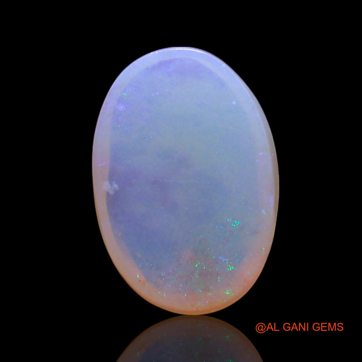 Natural Fire Opal Gemstone 2.00 Cts Loose Oval Cabochon From Australia 13x9x4 mm AG-493