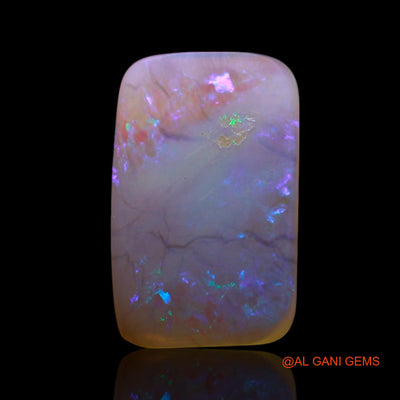 1.00 Cts Natural Australian Fire Opal Loose Gemstone Square Cabochon 12x8x2 mm AG-494