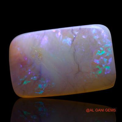 1.00 Cts Natural Australian Fire Opal Loose Gemstone Square Cabochon 12x8x2 mm AG-494