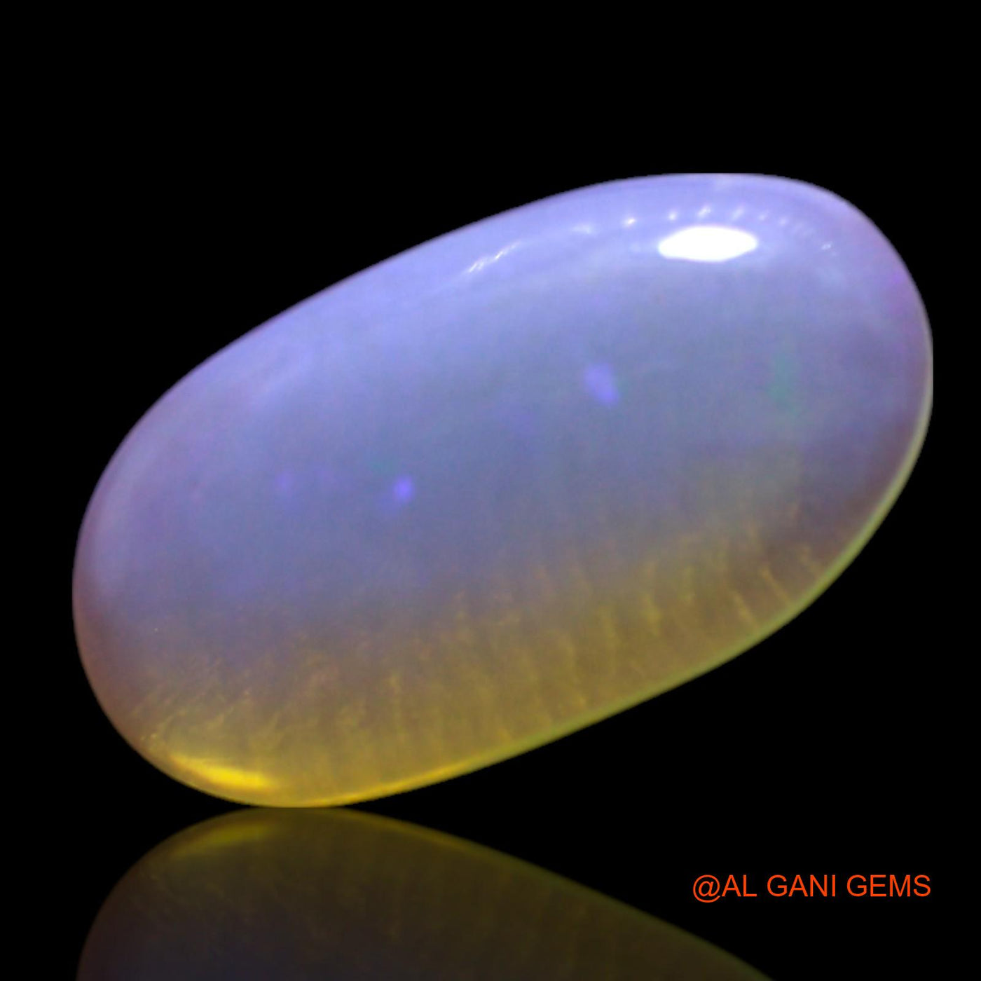 2.00 Cts Natural Australian Fire Opal Loose Gemstone Oval Cabochon 13x7x3 mm AG-495