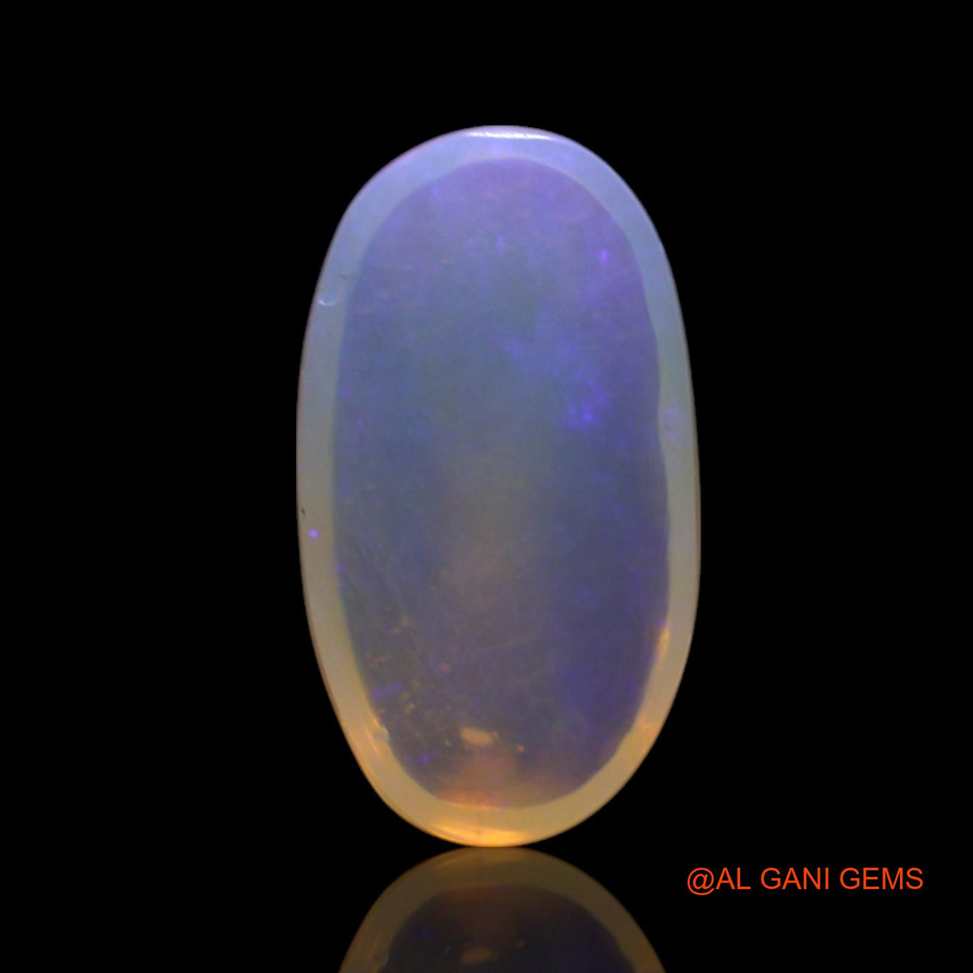 2.00 Cts Natural Australian Fire Opal Loose Gemstone Oval Cabochon 13x7x3 mm AG-495