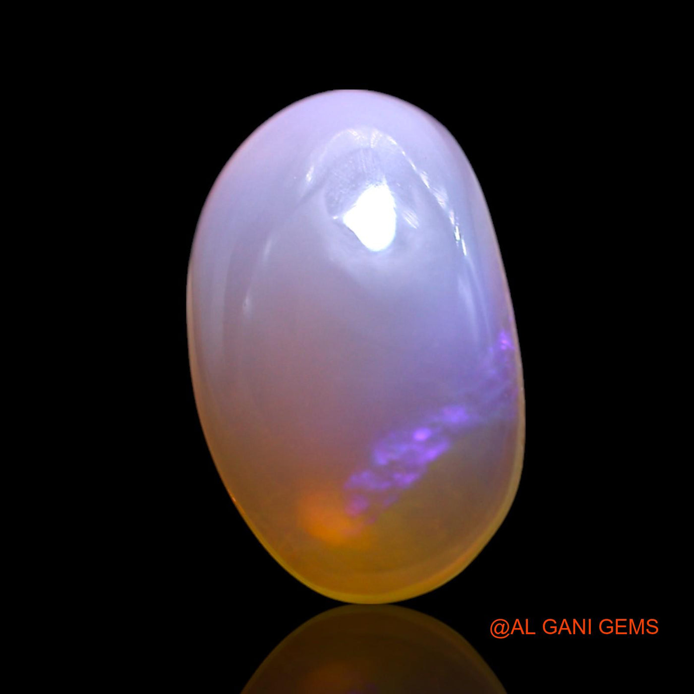 3.00 Cts Unheated Australian Fire Opal Loose Gemstone Oval Cabochon Natural 13x8x4 mm AG-497