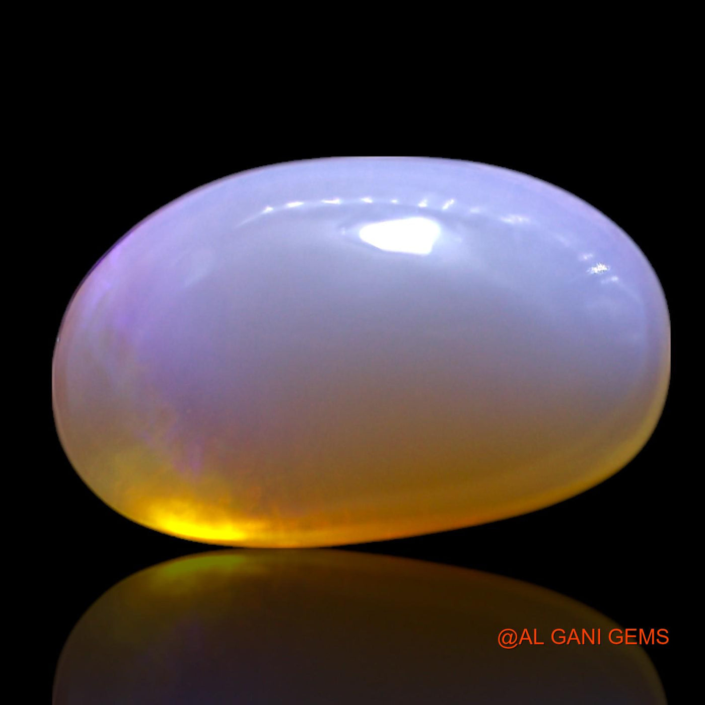 3.00 Cts Unheated Australian Fire Opal Loose Gemstone Oval Cabochon Natural 13x8x4 mm AG-497