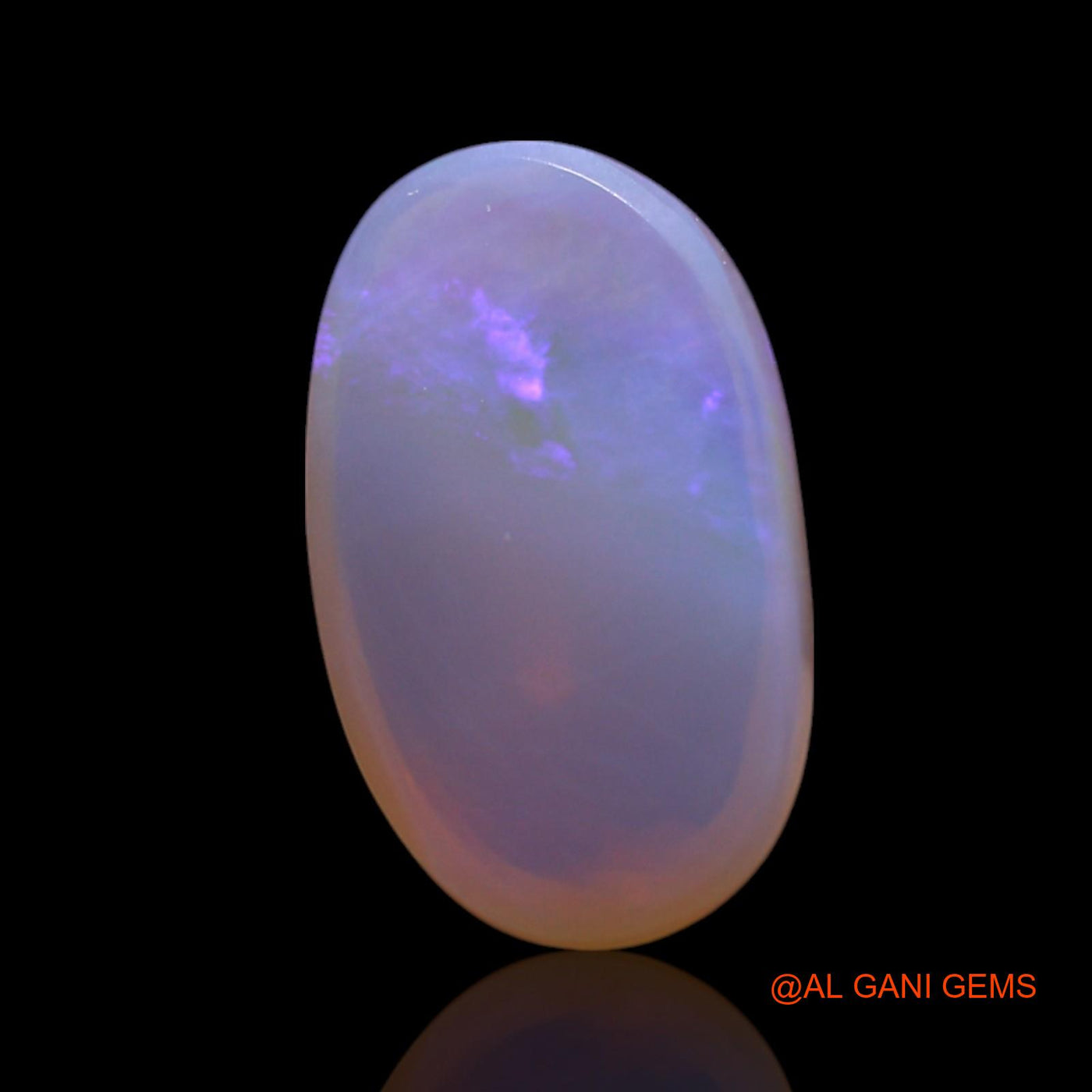 3.00 Cts Unheated Australian Fire Opal Loose Gemstone Oval Cabochon Natural 13x8x4 mm AG-497