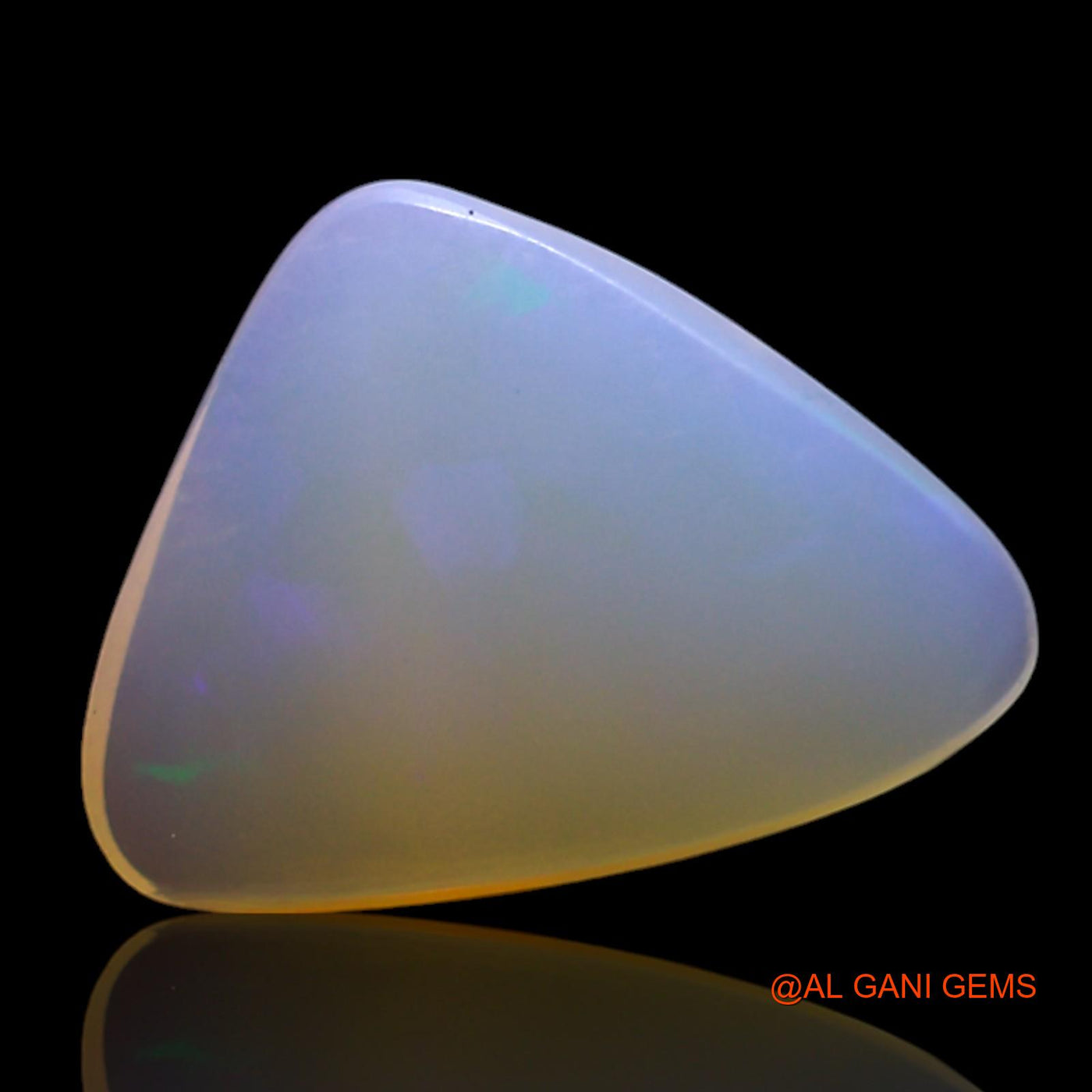 2.00 Cts Natural Australian Fire Opal Loose Gemstone Trillion Cabochon 12x9x3 mm AG-498