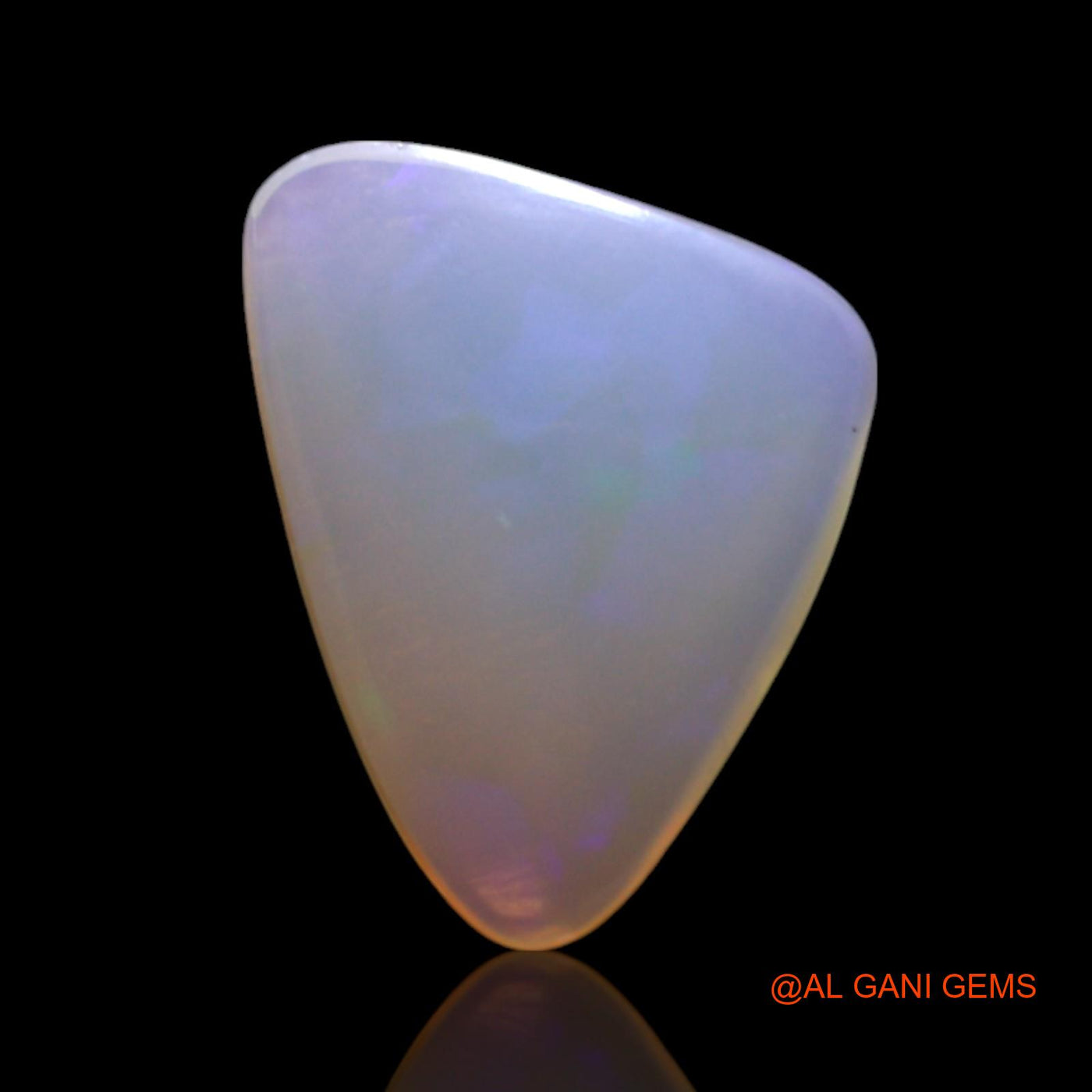 2.00 Cts Natural Australian Fire Opal Loose Gemstone Trillion Cabochon 12x9x3 mm AG-498