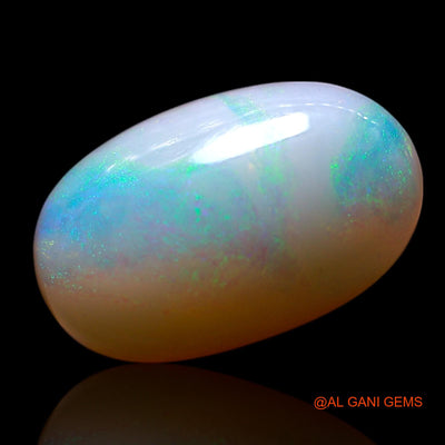 Natural Untreated Fire Opal Loose Gemstone Oval Cabochon From Australia 2.00 Cts 12x7x4 mm AG-49