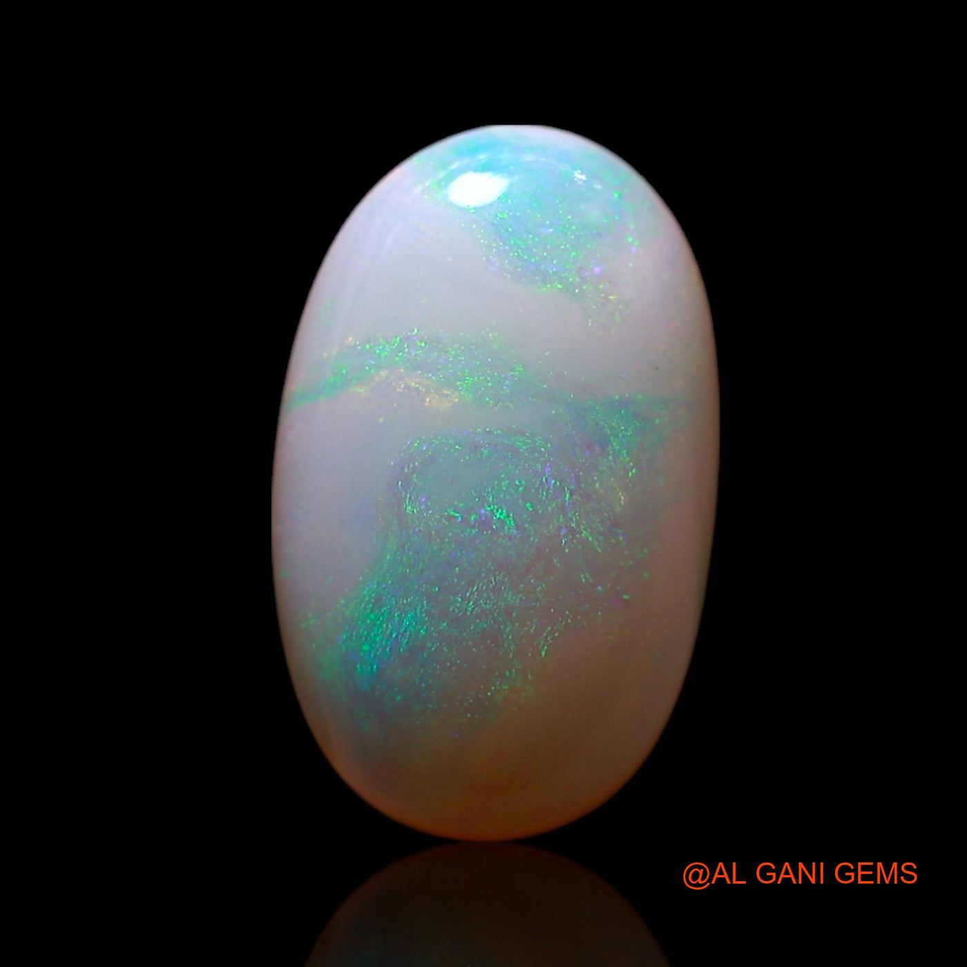 Natural Untreated Fire Opal Loose Gemstone Oval Cabochon From Australia 2.00 Cts 12x7x4 mm AG-49