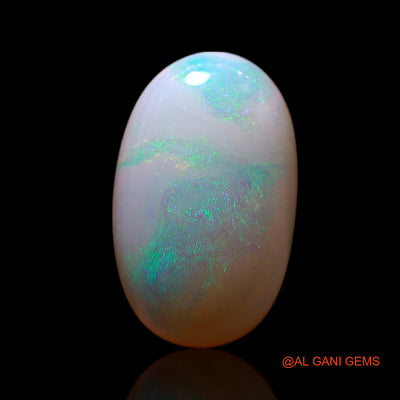 Natural Untreated Fire Opal Loose Gemstone Oval Cabochon From Australia 2.00 Cts 12x7x4 mm AG-49
