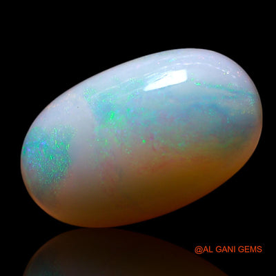 Natural Untreated Fire Opal Loose Gemstone Oval Cabochon From Australia 2.00 Cts 12x7x4 mm AG-49