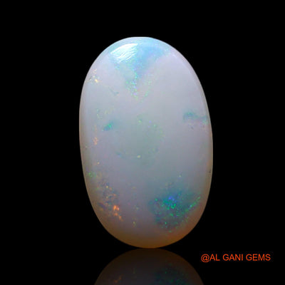 Natural Untreated Fire Opal Loose Gemstone Oval Cabochon From Australia 2.00 Cts 12x7x4 mm AG-49