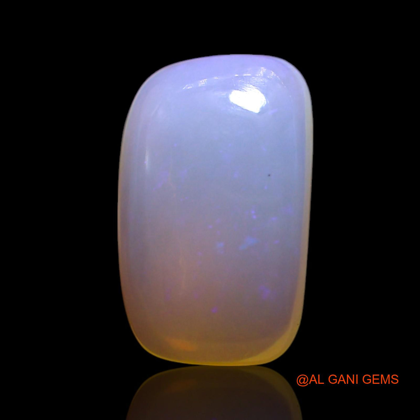 2.00 Cts Unheated Australian Fire Opal Loose Gemstone Square Cabochon Natural 12x7x3 mm AG-500