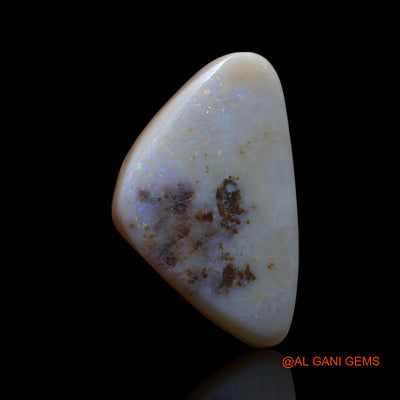 39.00 Cts Natural Australian Fire Opal Loose Gemstone Trillion Cabochon 34x21x9 mm AG-501